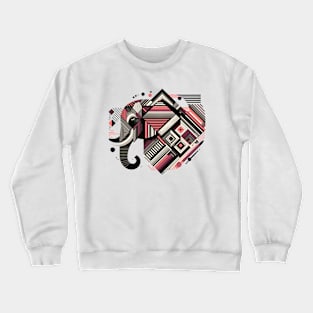 Abstract Animal Elephant 1 Crewneck Sweatshirt